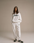 Cuffed Sweatpants - Light Grey Melange
