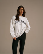 Oversized Sweatshirt - Light Grey Melange
