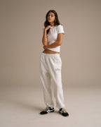 Cuffed Sweatpants - Light Grey Melange