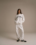 Oversized Hoodie - Light Grey Melange