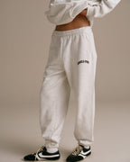 Cuffed Sweatpants - Light Grey Melange