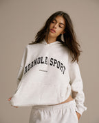Oversized Hoodie - Light Grey Melange