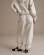 Cuffed Sweatpants - Light Grey Melange