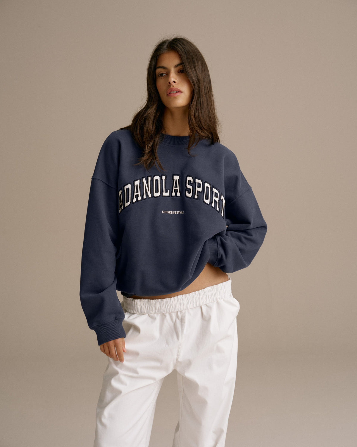 Oversized Sweatshirt - Washed Midnight Blue