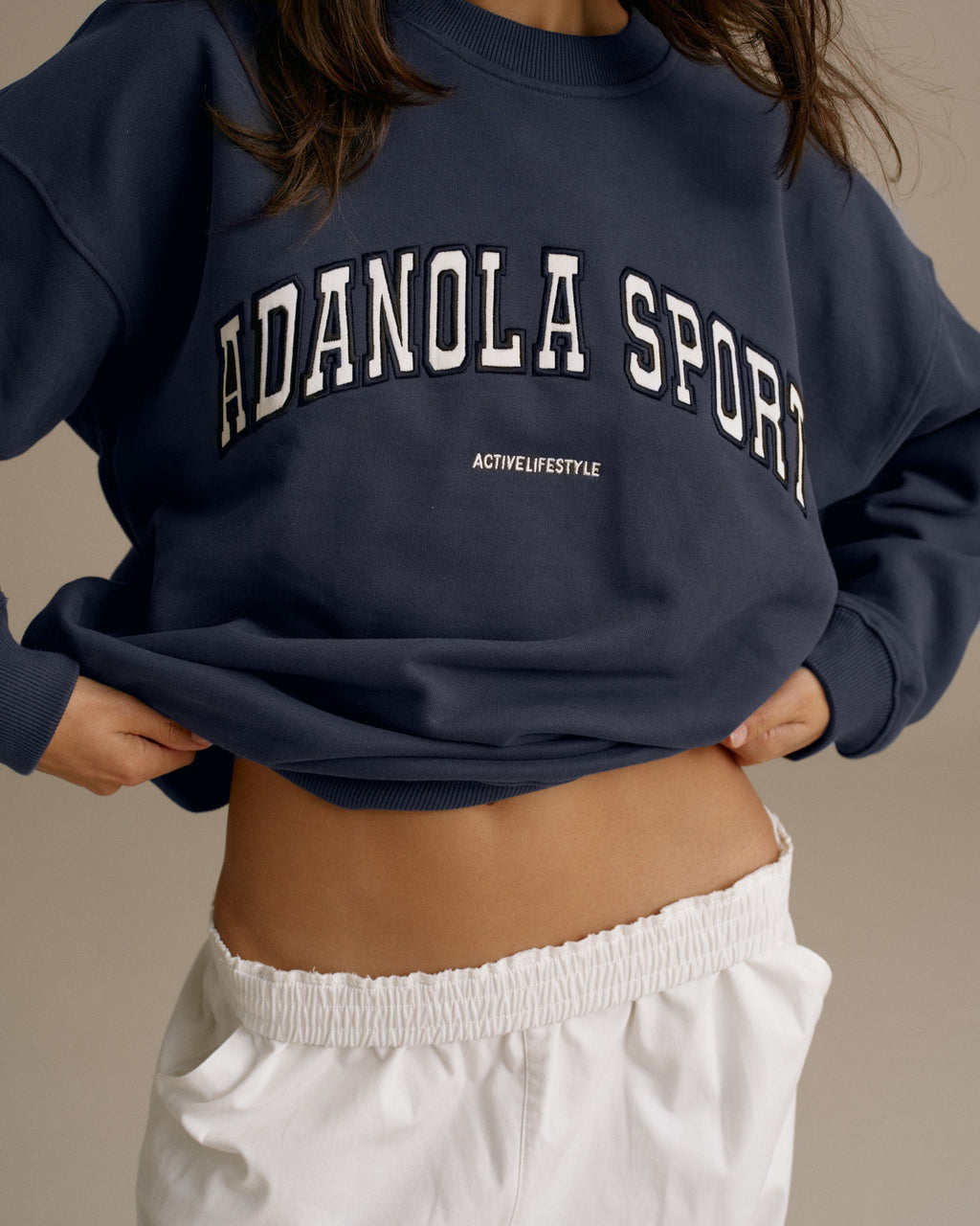 Oversized Sweatshirt - Washed Midnight Blue