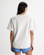Oversized T-shirt - Light Grey Melange