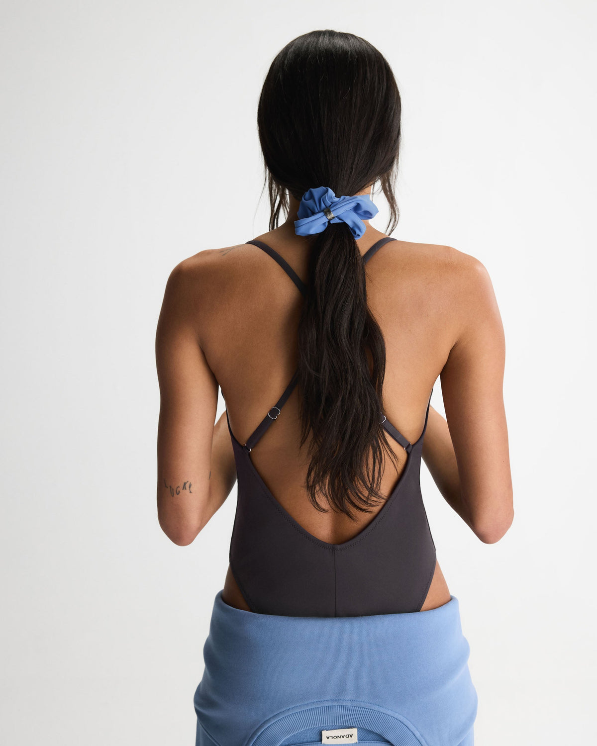 3 Pack Scrunchies - Coffee Bean/Blossom Blue