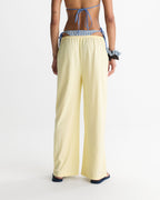 Slub Lounge Trousers - Buttercream