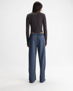 Side Stripe Track Pants - Midnight Blue