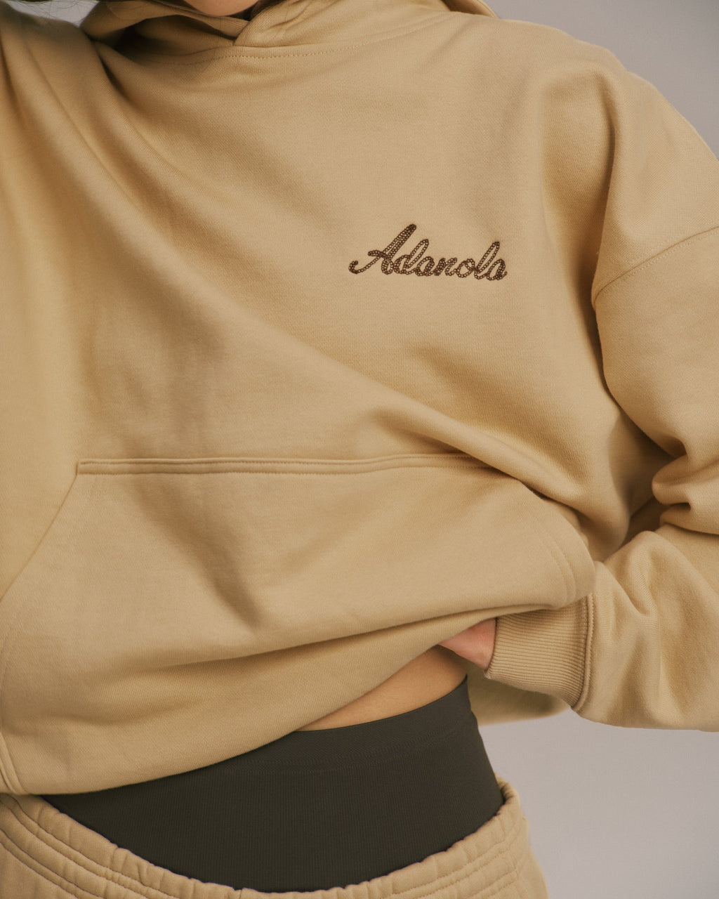 Oversized Hoodie - Caramel Beige