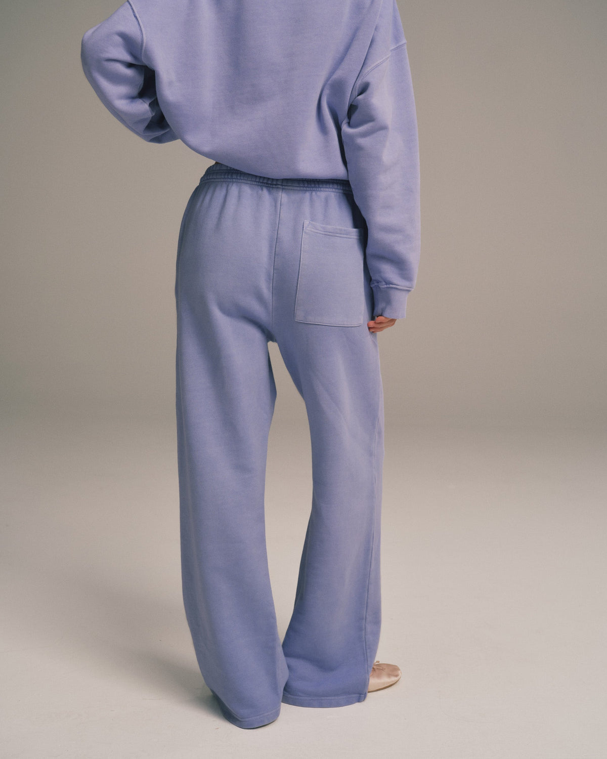 Straight Leg Sweatpants - Washed Lavender