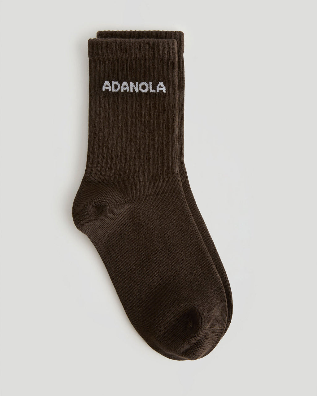 2 Pack Socks - Chocolate Brown/Light Grey Melange
