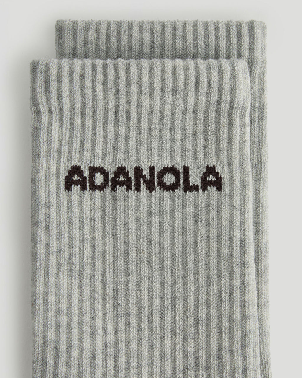 2 Pack Socks - Chocolate Brown/Light Grey Melange