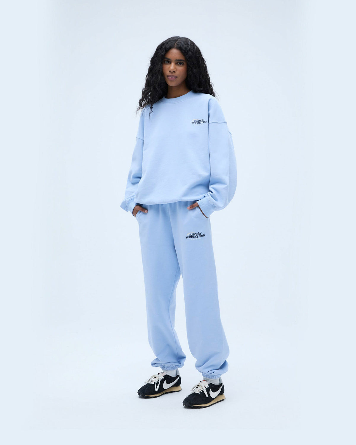 Cuffed Sweatpants - Powder Blue
