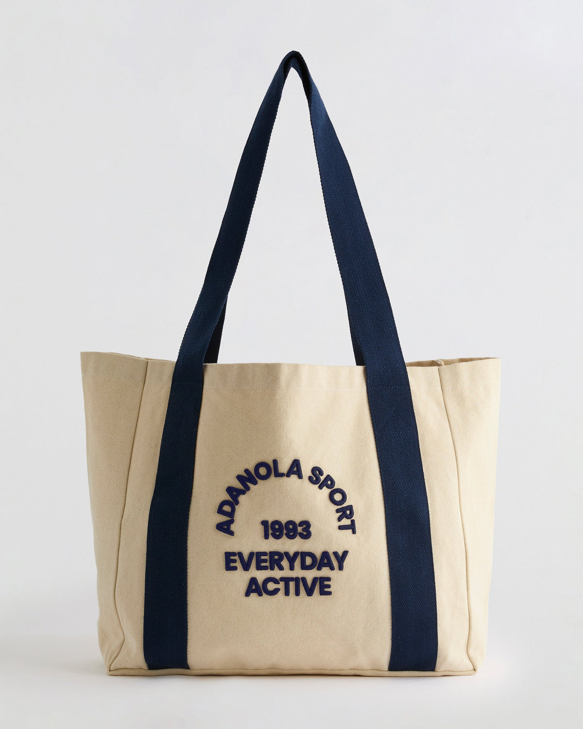 Adanola Sport 93 Tote Bag - Cream/Navy Blue