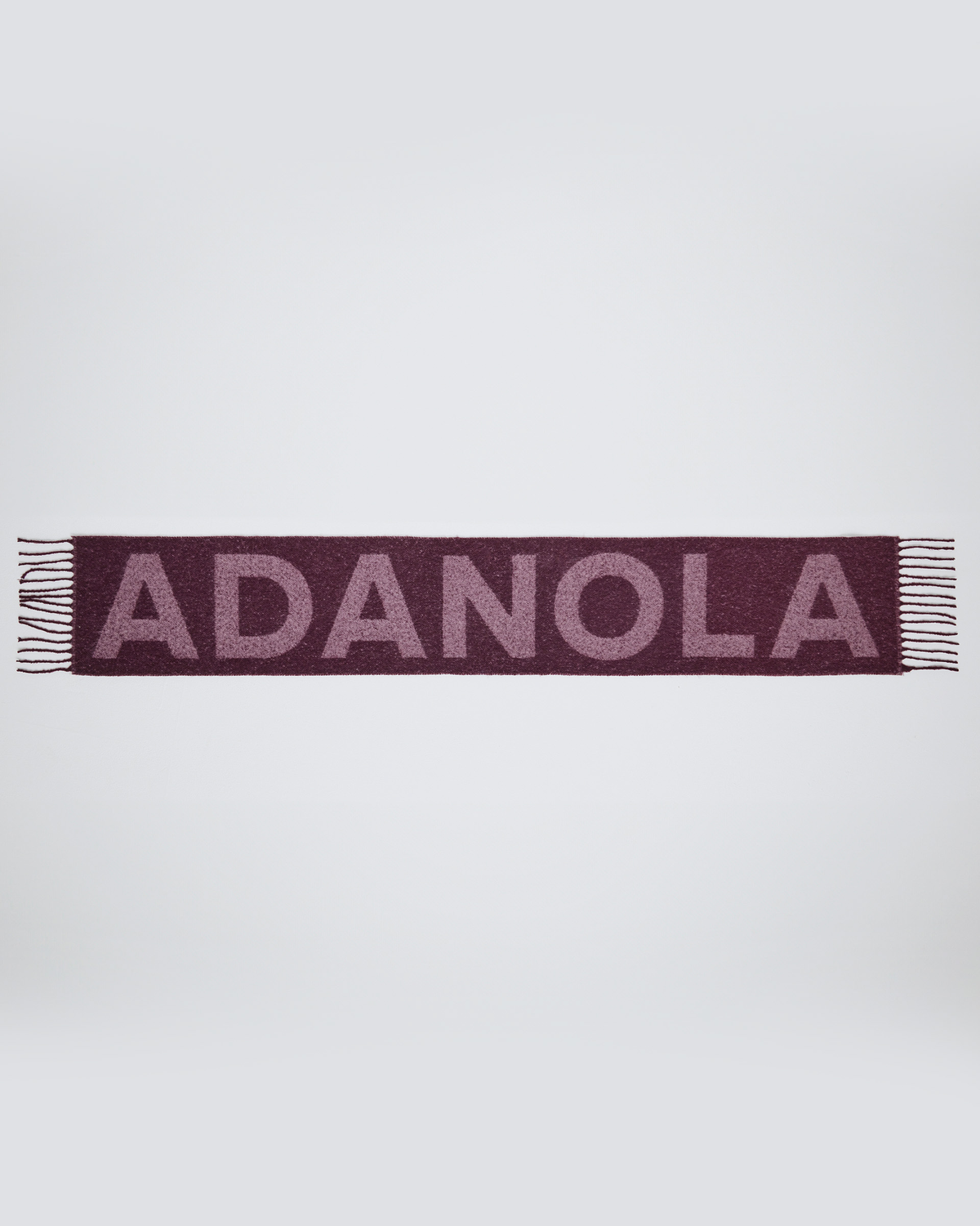 Knit Scarf - Dark Cherry